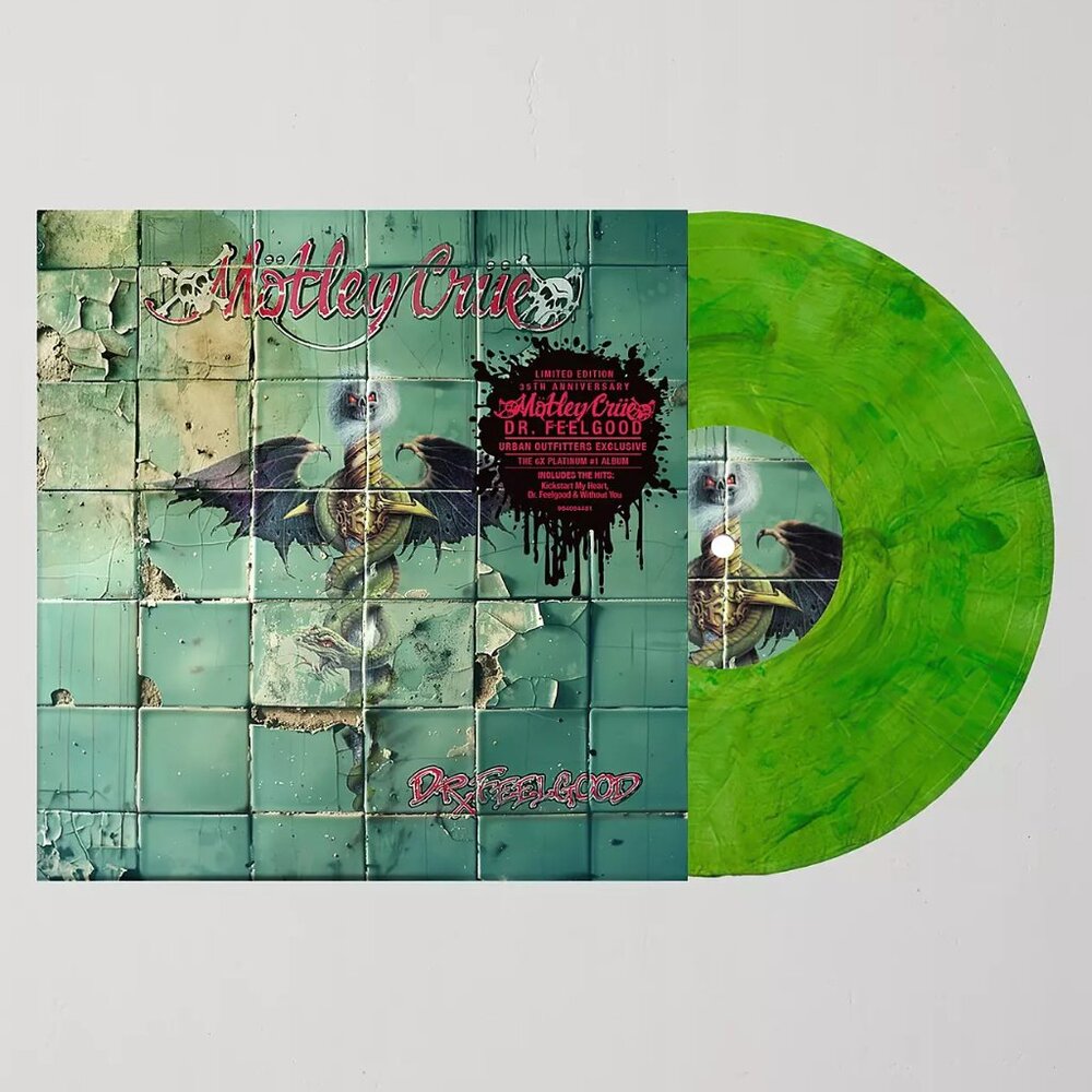 Motley Crue Dr. Feelgood LP ~ Exclusive Colored Vinyl ~ New/Sealed!